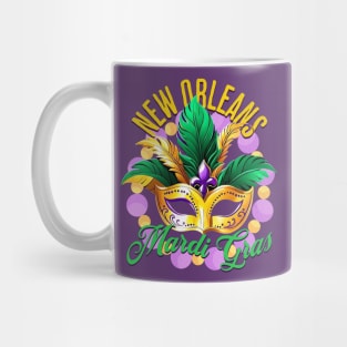 New Orleans Mardi Gras Souvenir for Mardi Parties Costume Mug